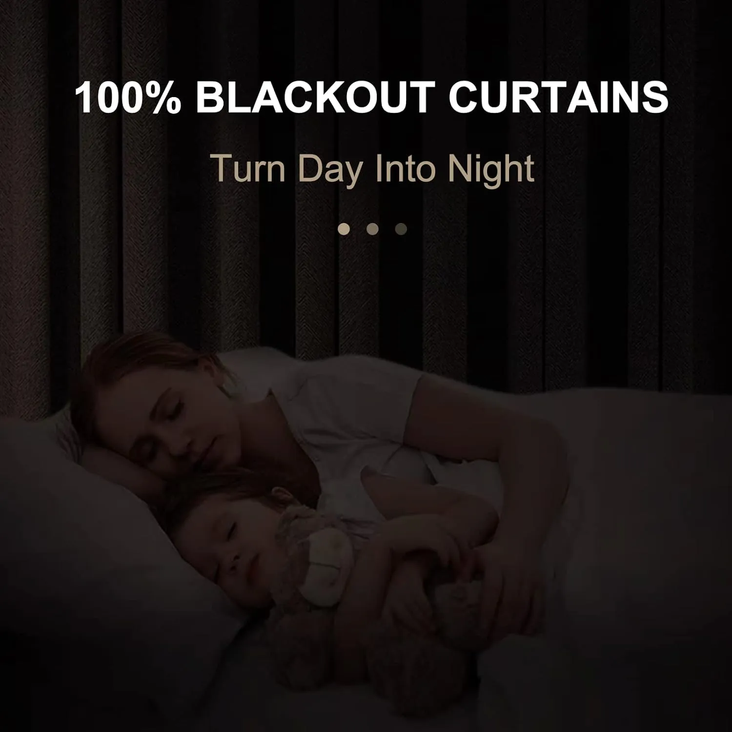 100% Blackout Shield Linen Blackout Curtains for Bedroom 84 Inches Long, Back Tab/Rod Pocket Living Room Drapes, Thermal Insulated Blackout Curtains 2 Panels Set, 50" W x 84" L, Oatmeal