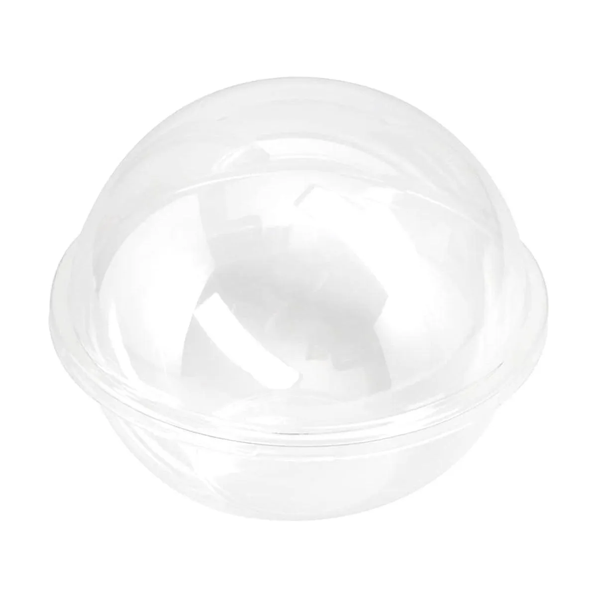 100pcs Transparent Round Ball Packing Box Cake Candy Baking Storage Container