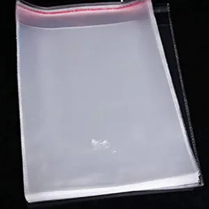 10X16 Inches: Transparent Plastic Packing Bags Adhesive Plastic Poly Bag