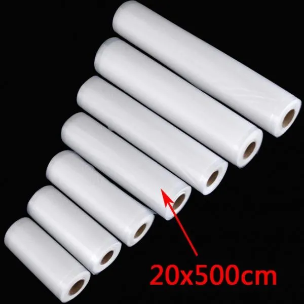 1Pcs Transparent Vacuum Sealer Bags Rolls Food Saver Seal Storage Package Bag