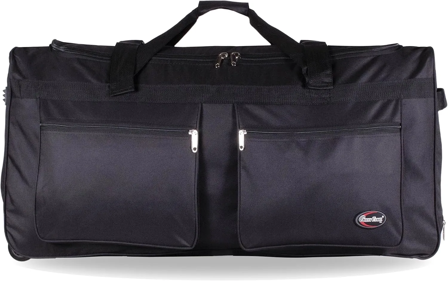 20"/30"/36"/40" Rolling Duffle Bag Travel Wheeled Luggage Suitcase (Black, 36-inch)