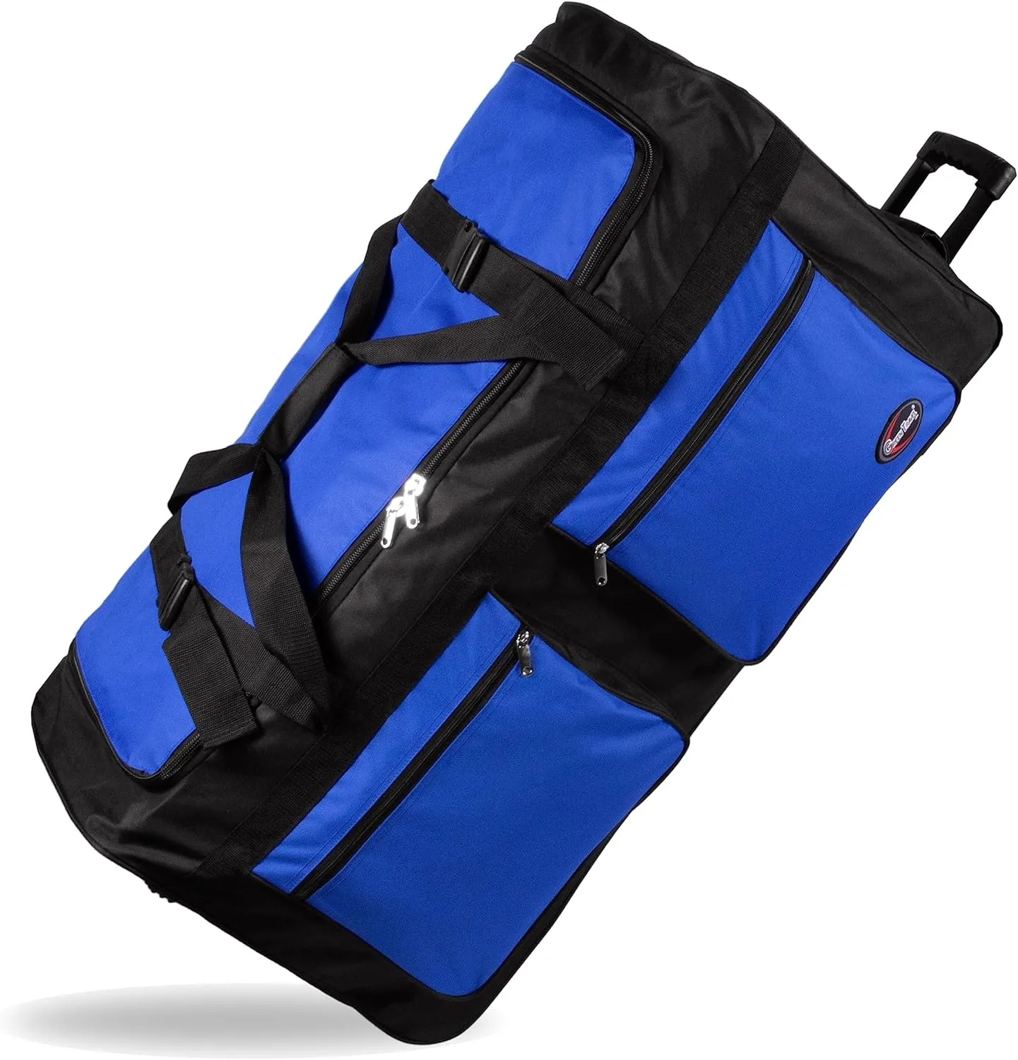 20"/30"/36"/40" Rolling Duffle Bag Travel Wheeled Luggage Suitcase (Blue, 30-inch)