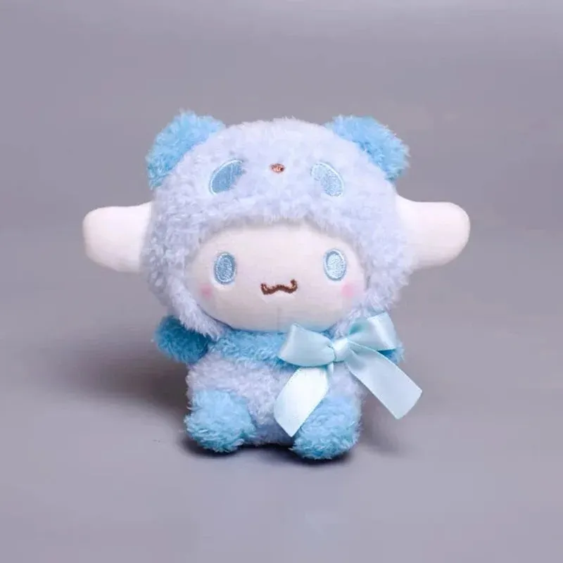 25cm Sanrio Hello Kitty Kuromi Cute Plush Toys Women Bag Anime Cartoon Cute Shoulder Backpacks Girls Christmas Birthday Gifts
