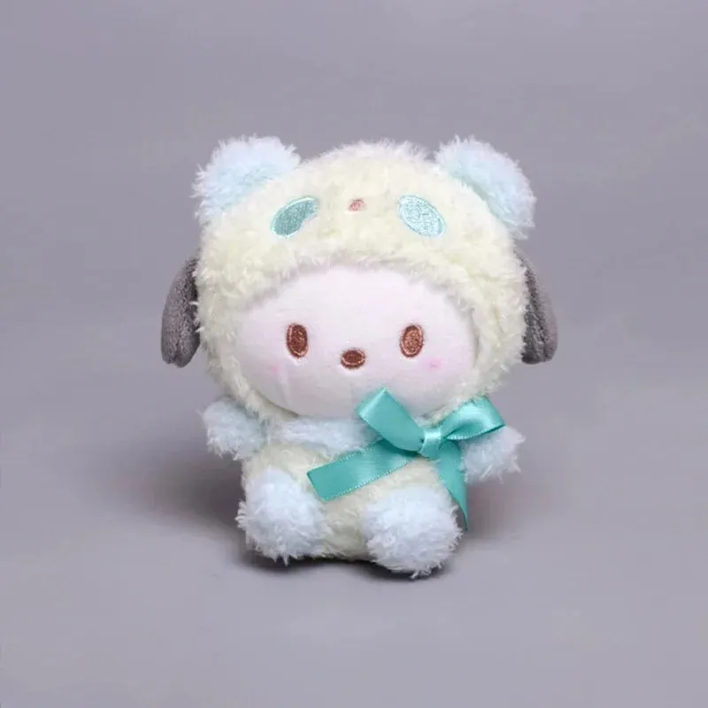 25cm Sanrio Hello Kitty Kuromi Cute Plush Toys Women Bag Anime Cartoon Cute Shoulder Backpacks Girls Christmas Birthday Gifts