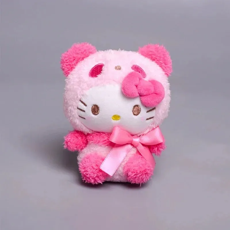 25cm Sanrio Hello Kitty Kuromi Cute Plush Toys Women Bag Anime Cartoon Cute Shoulder Backpacks Girls Christmas Birthday Gifts