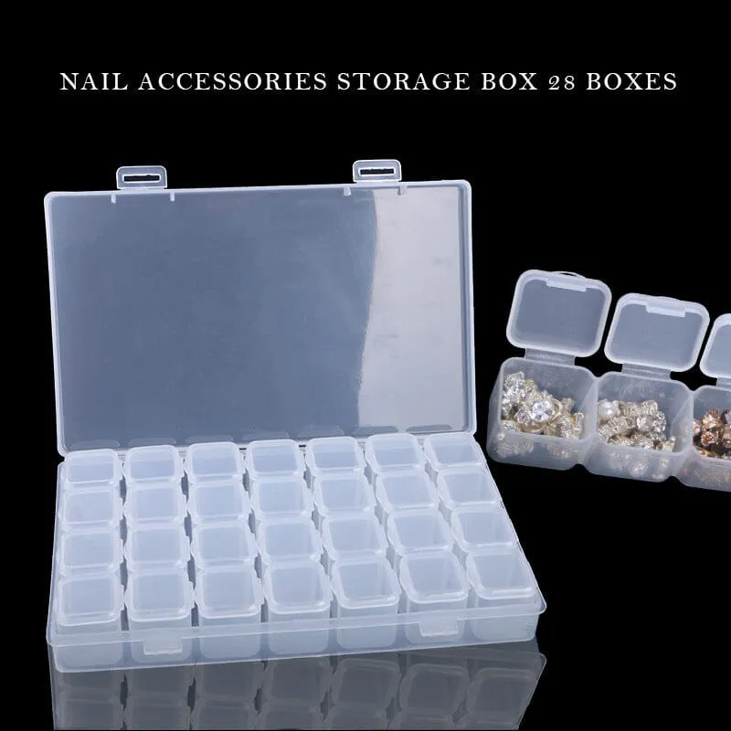 28 Grids Storage Box for Nail Decoration