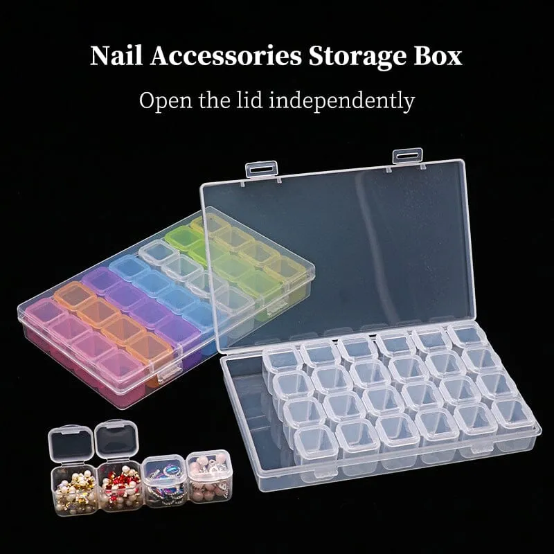 28 Grids Storage Box for Nail Decoration