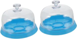2sets Storage Box for Watch Parts Watch Movement Tray Watchmaker Parts Organizer Protector 2pcs*2