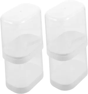 4pcs Stackable Transparent Action Figure Display Box for Dolls and Collectibles for Organizing Toys Home Decor and Business Displays