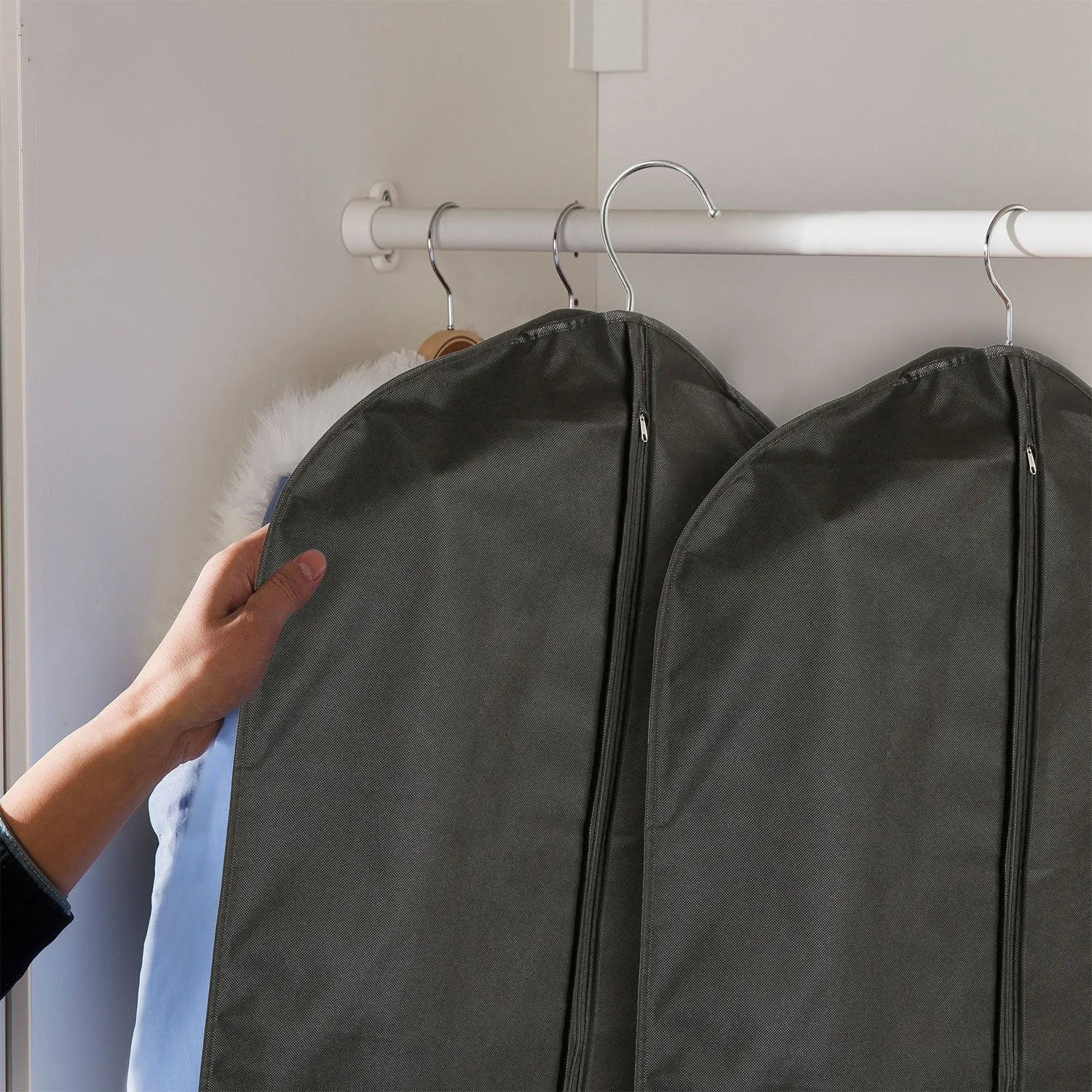 5-Piece: 39" Garment Bags Hanging Suit Bags Covers