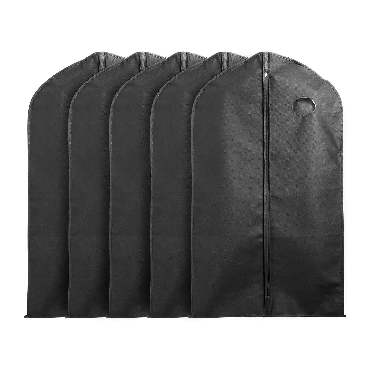 5-Piece: 39" Garment Bags Hanging Suit Bags Covers