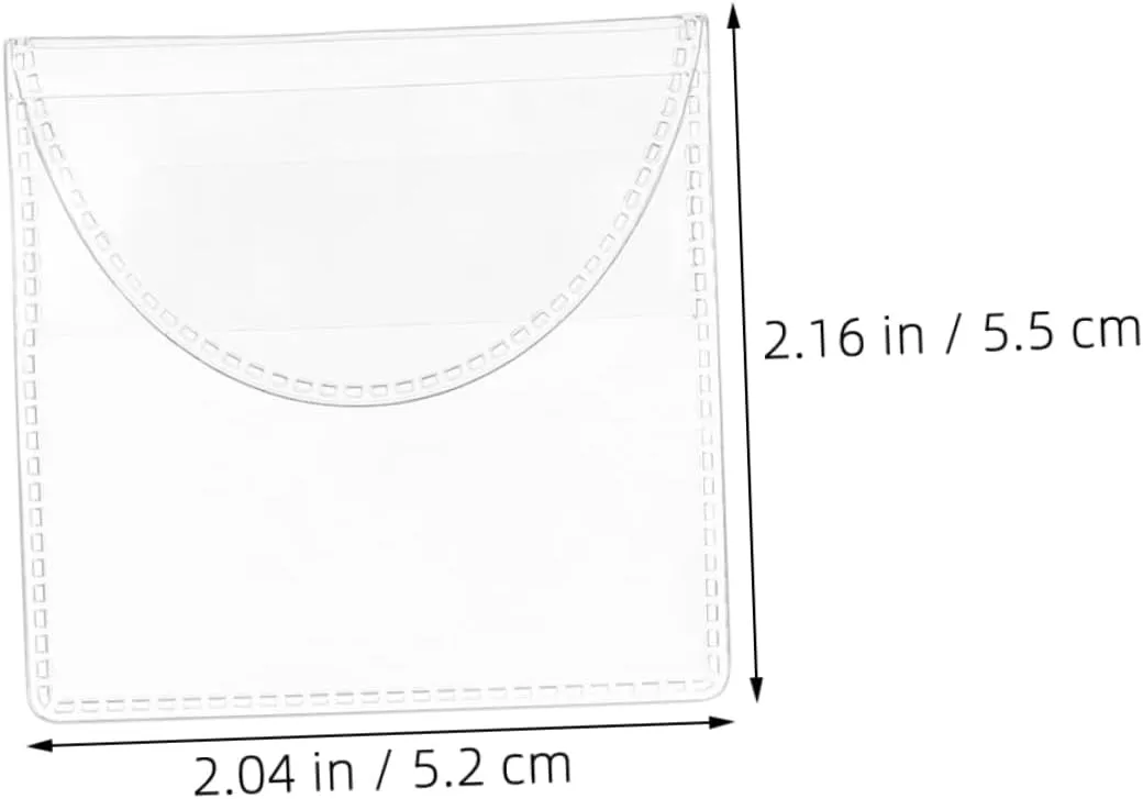 50pcs Coin Holder Sleeves PVC Bags for Coins Collectibles Storage Organizer Wrappers Secure Fit