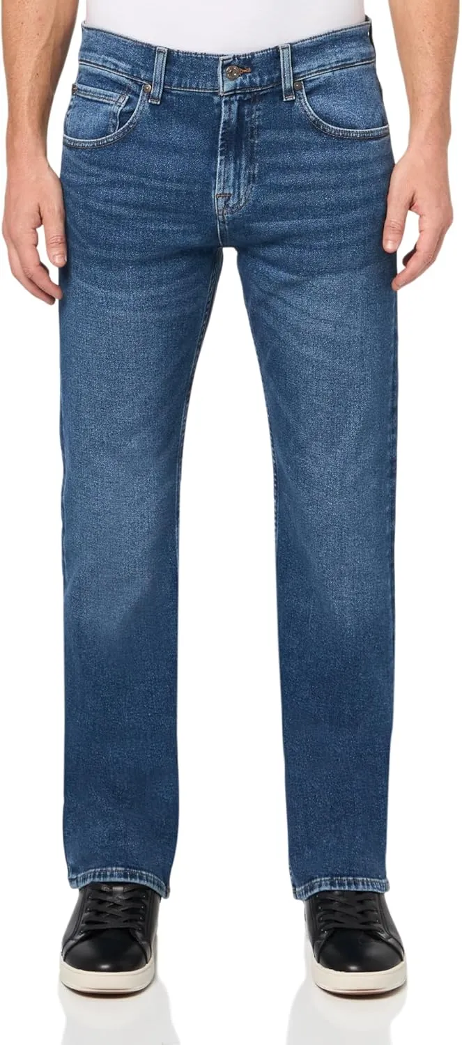 7 For All Mankind Men's Brett with A Pocket Bootcut Jeans