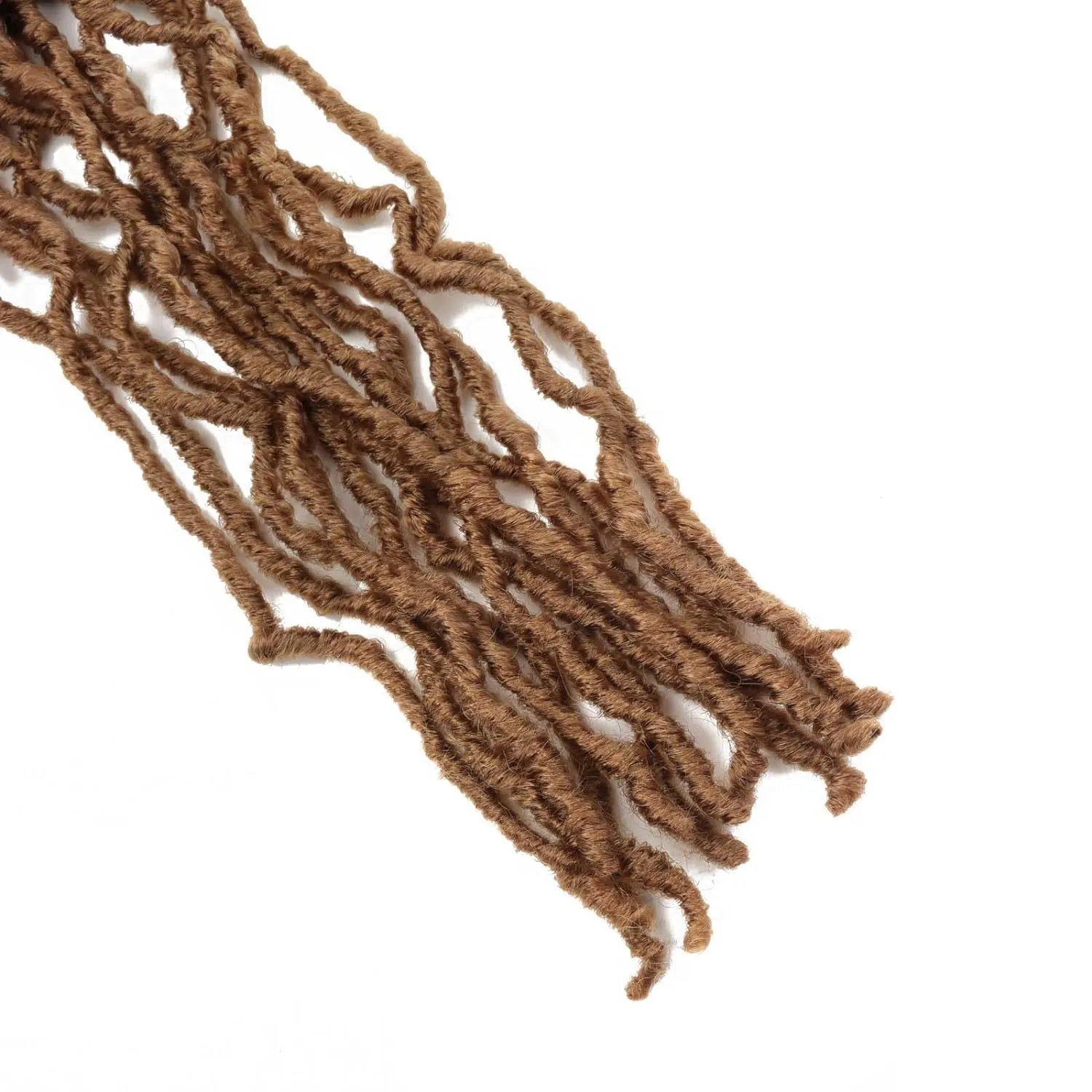 7 Packs Faux Locs Crochet Hair 30 Inch Soft Locs for Distressed Locs Butterfly Locs Crochet Hair for Women (30 Inch(Pack of 7) 27#)