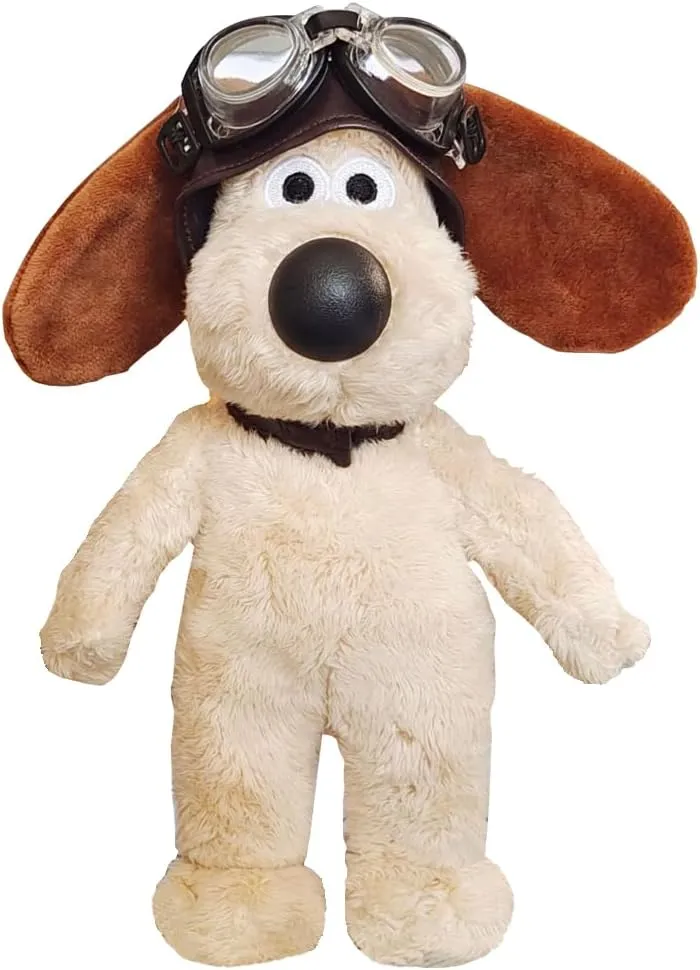 9 inch Gromit Dog Stuffed Plush Toys (Pilot Gromit)