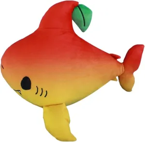 9" Mango Shark Plush Toy – Cute Ocean Fruit Stuffed Animal, Super Soft Pillow for Kids, Boys & Girls Room Decor, Bedtime or Birthday Gift
