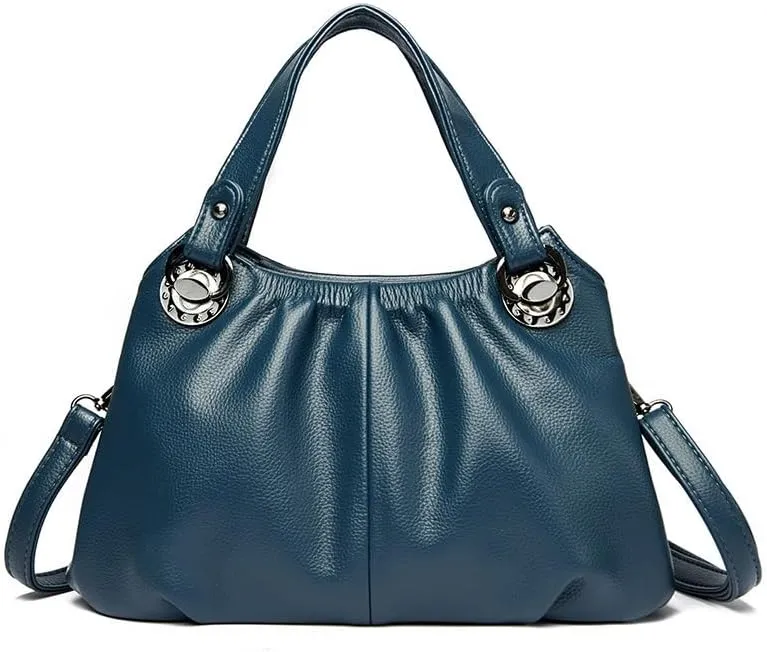 A new spring and summer crossbody handbag for women, a high-end, large-capacity, simple and pleated single-shoulder bag