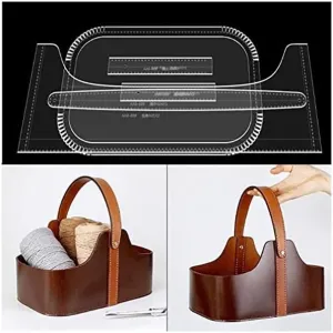 AAB-689 Acrylic Storage Bag Template Bag Handbag Acrylic Leather Pattern Templates