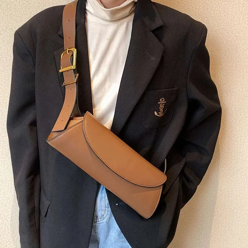 Adjustable Wide Strap Underarm Small Crossbody Bag