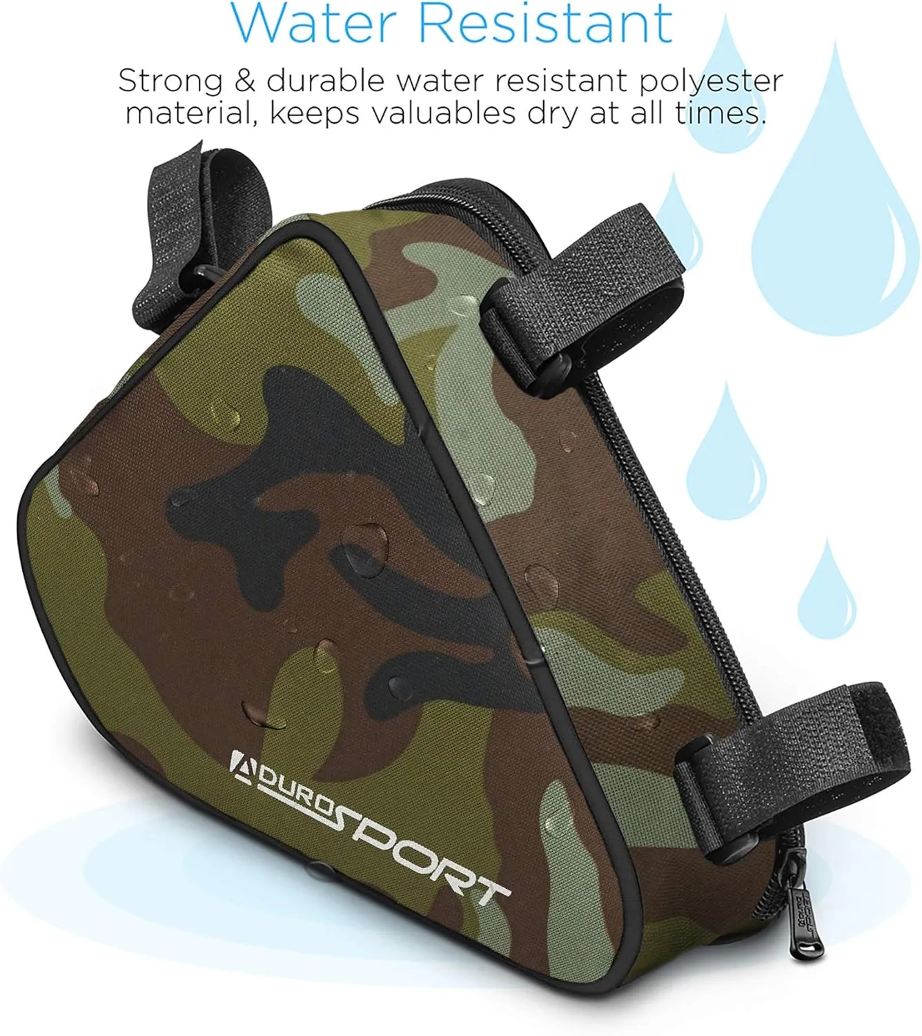 Aduro Sport Bicycle Bike Storage Bag Triangle Saddle Frame Pouch for Cycling