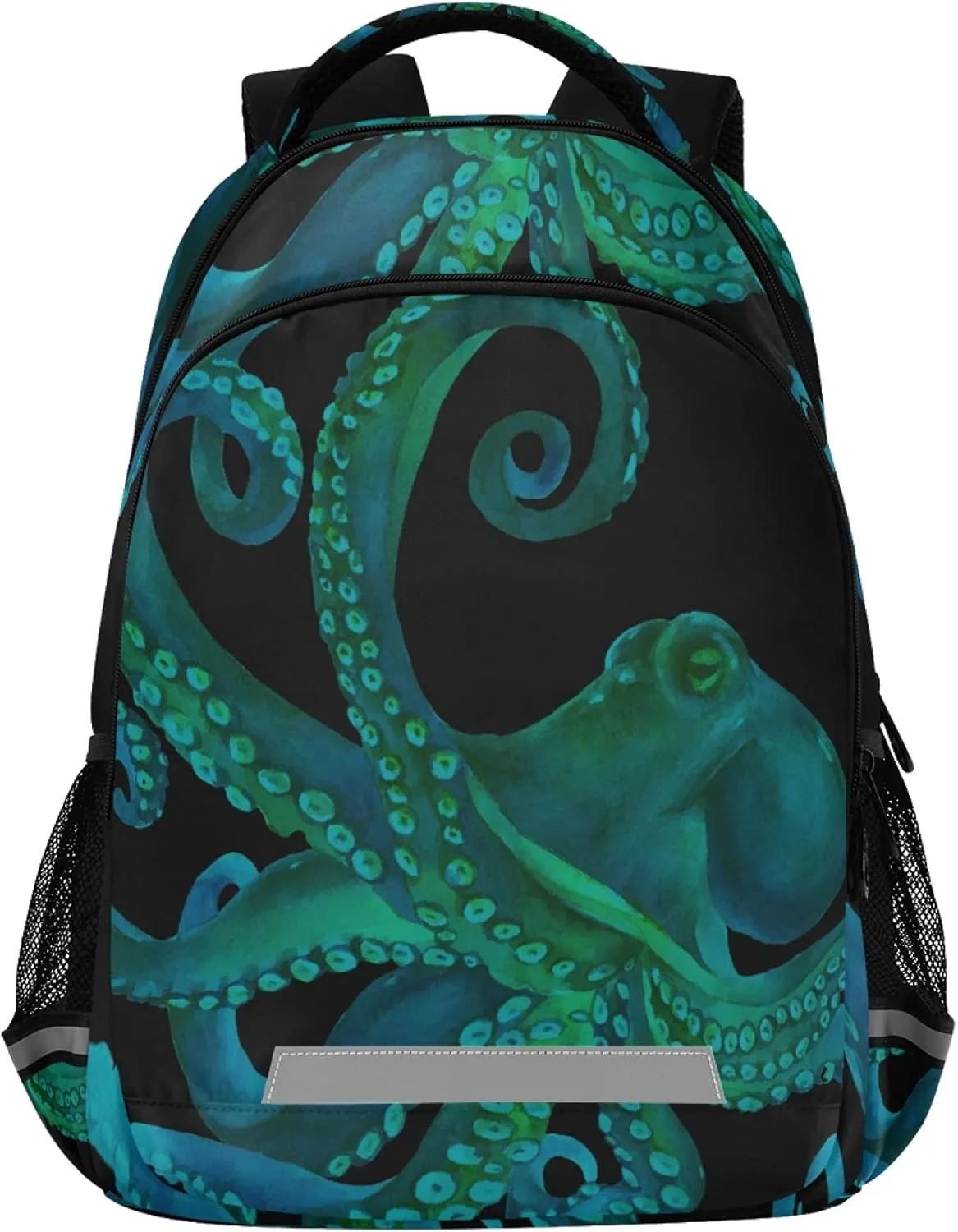 ALAZA Watercolor Octopus Backpack Purse for Women Men Personalized Laptop Notebook Tablet School Bag Stylish Casual Daypack, 13 14 15.6 inch