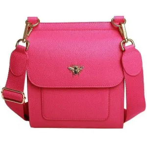 Alice Wheeler London Bloomsbury Crossbody Bag - Hot Pink