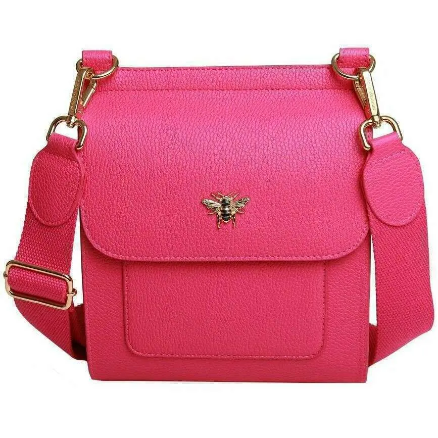 Alice Wheeler London Bloomsbury Crossbody Bag - Hot Pink