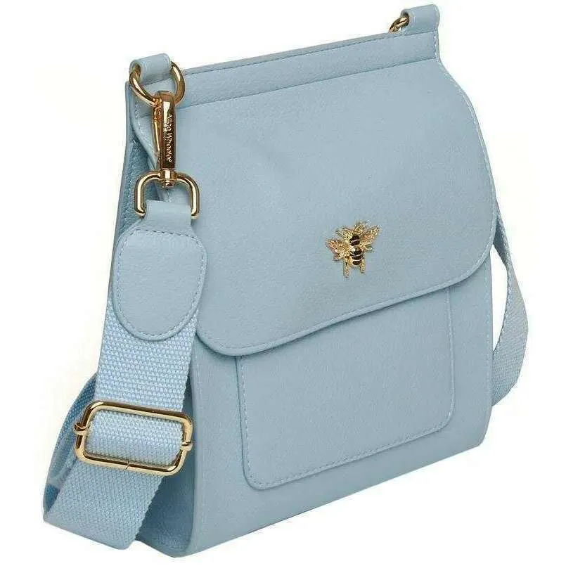 Alice Wheeler London Bloomsbury Crossbody Bag - Pastel Blue