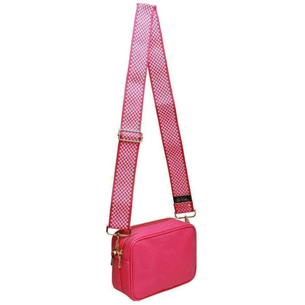 Alice Wheeler London Soho Camera Crossbody Bag - Hot Pink