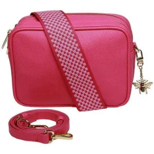Alice Wheeler London Soho Camera Crossbody Bag - Hot Pink