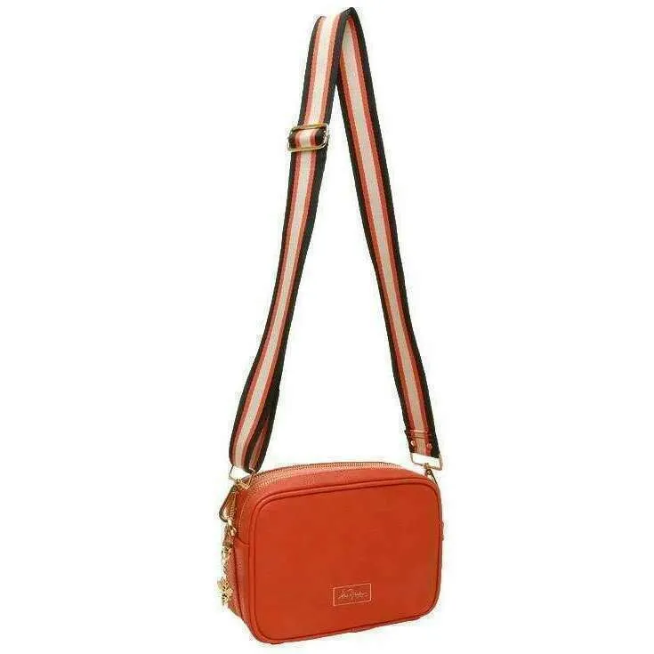 Alice Wheeler London Soho Camera Crossbody Bag - Orange