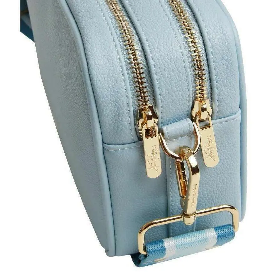 Alice Wheeler London Soho Camera Crossbody Bag - Pastel Blue