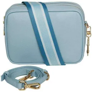 Alice Wheeler London Soho Camera Crossbody Bag - Pastel Blue
