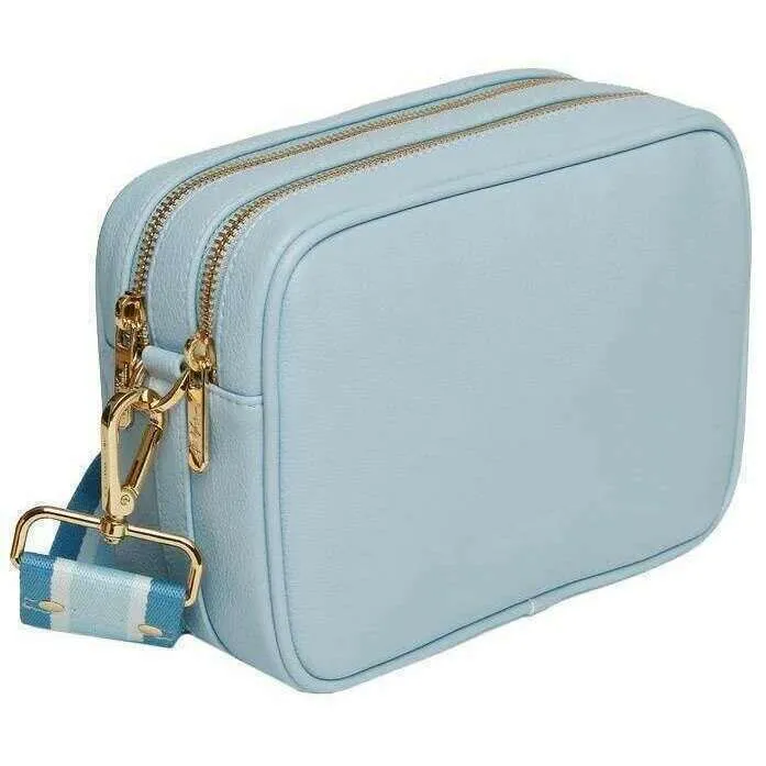 Alice Wheeler London Soho Camera Crossbody Bag - Pastel Blue