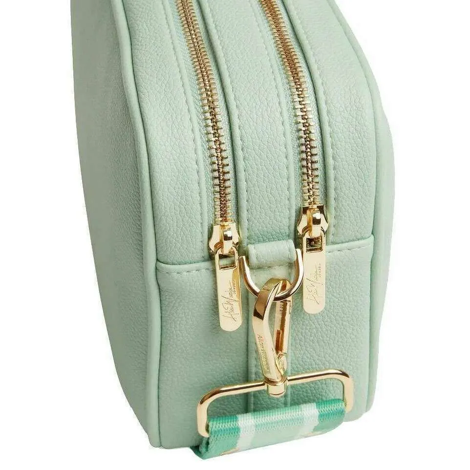 Alice Wheeler London Soho Camera Crossbody Bag - Pastel Mint