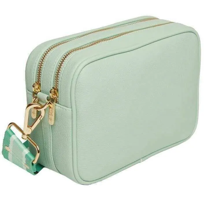 Alice Wheeler London Soho Camera Crossbody Bag - Pastel Mint