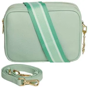 Alice Wheeler London Soho Camera Crossbody Bag - Pastel Mint