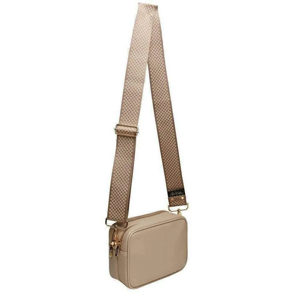 Alice Wheeler London Soho Camera Crossbody Bag - Stone Beige
