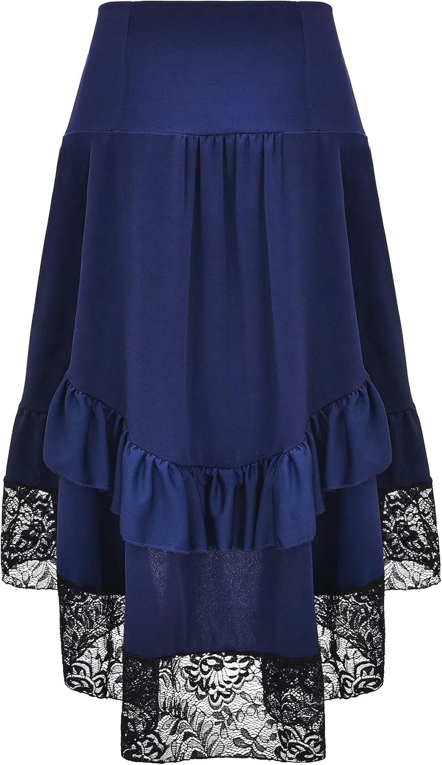 Alivila.Y Fashion Womens Gothic Steampunk Skirt Asymmetrical High Low Dress