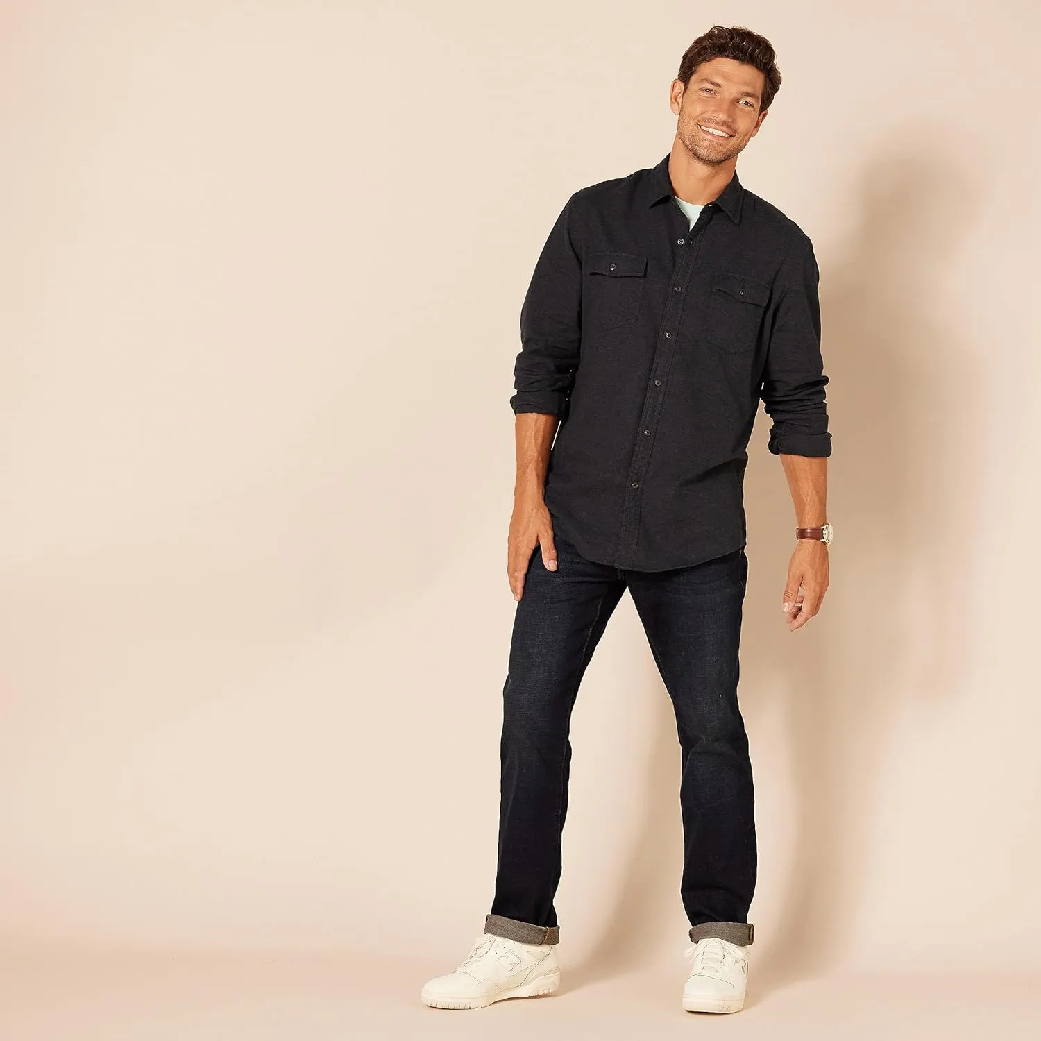 Amazon Essentials Men's Straight-Fit Stretch Jean