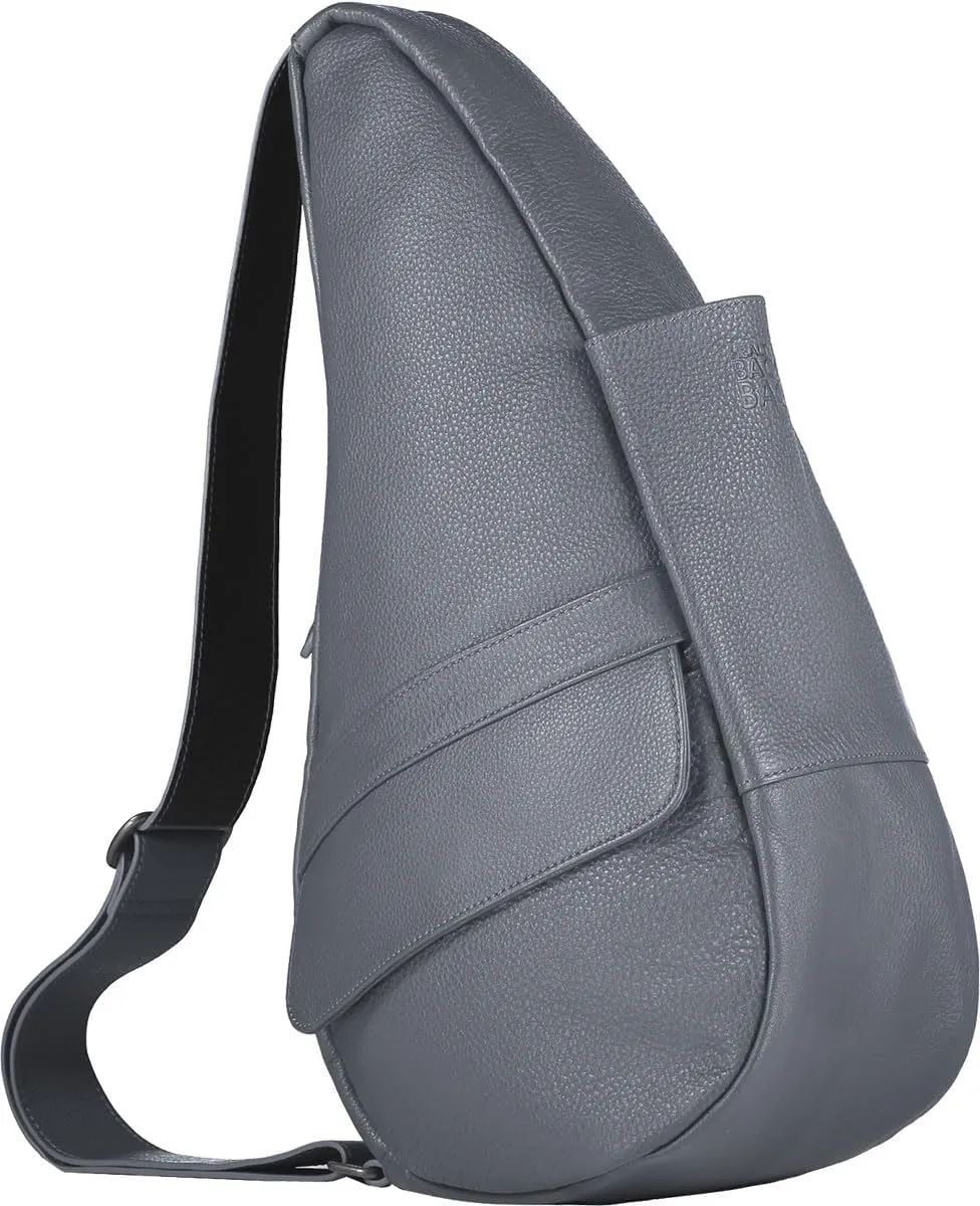 AmeriBag 15" Leather Crossbody Sling Healthy Back Bag