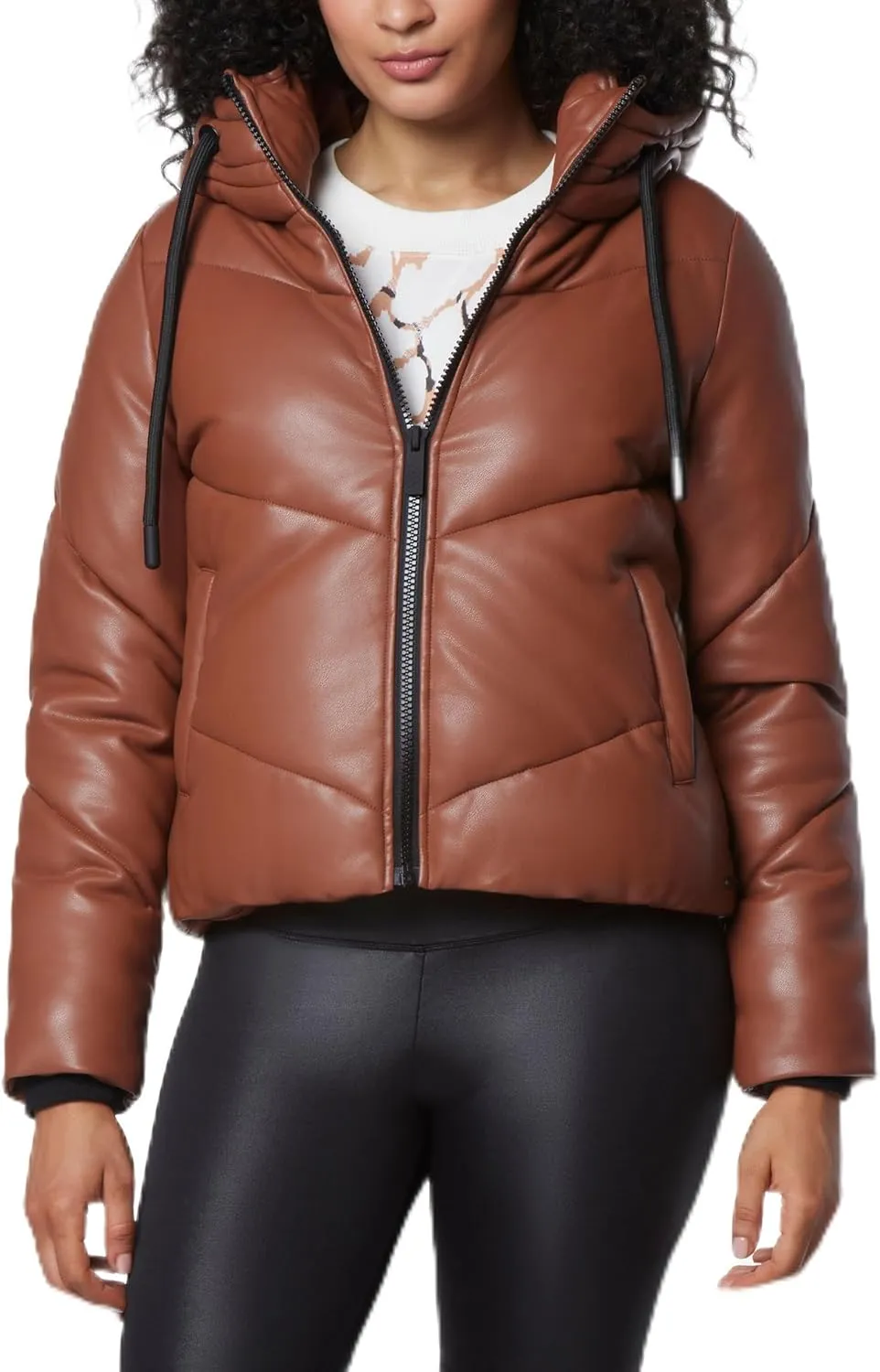 Andrew Marc Sport Women's Faux Fur Super Puffer Jacket