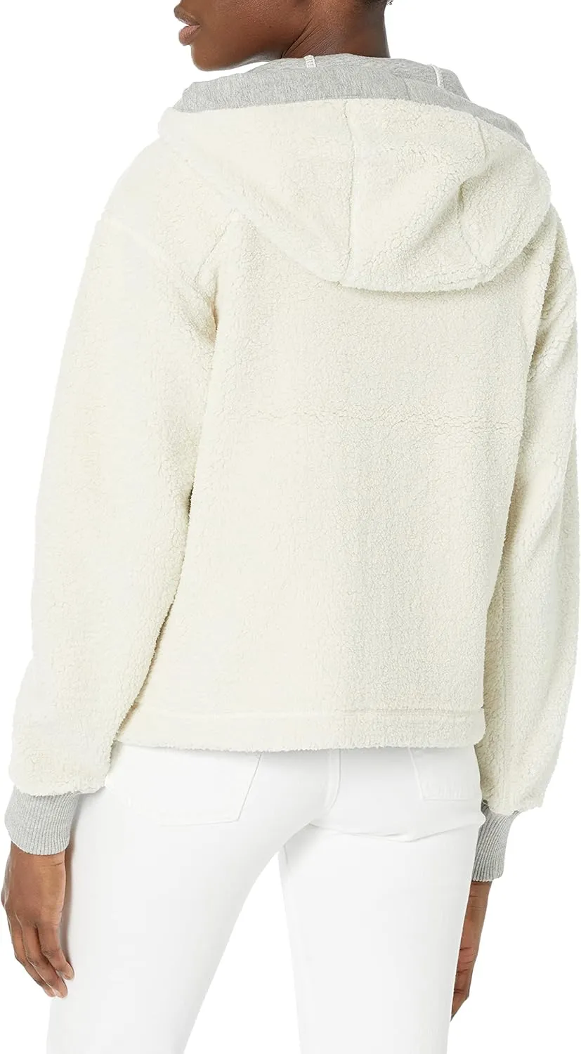 Andrew Marc Women's Hooded Sherpa Jacket