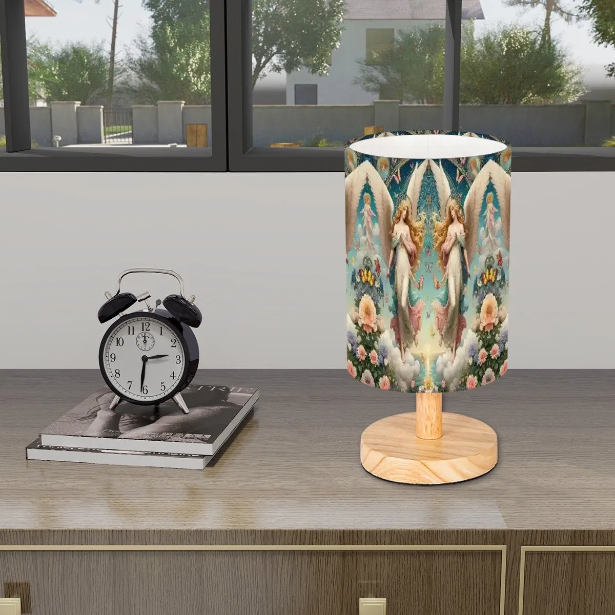 Angels 1 Cylindrical Table Lamp