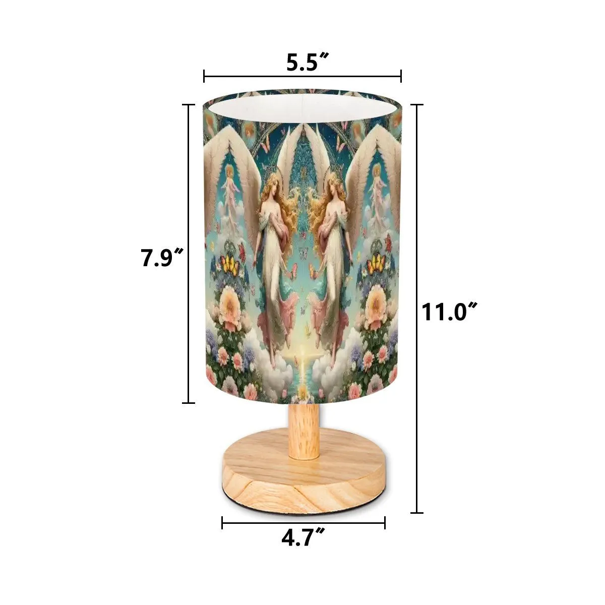 Angels 1 Cylindrical Table Lamp
