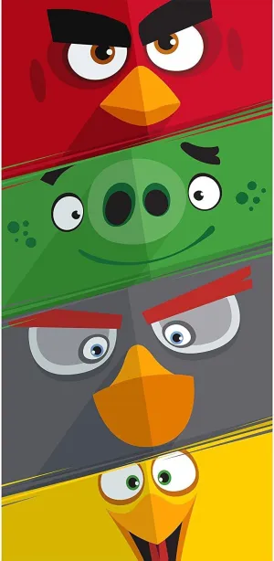 Angry Birds Beach Towel Large 28" x 58"