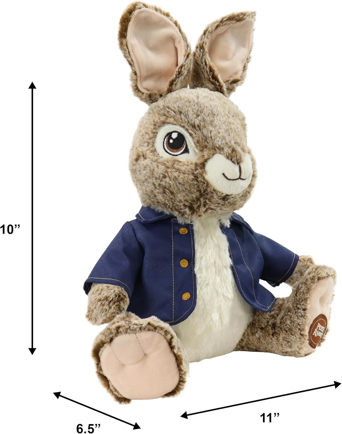 Animal Adventure | Peter Rabbit and Flopsy| Collectible 10" Sitting Plush