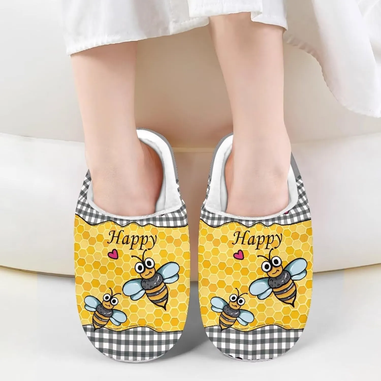 Animal Children's Slippers Boys Girls Cute House Shoes Soft Plush Warm Slippers Winter Non Slip Indoor Fuzzy Slippers Size 9-15