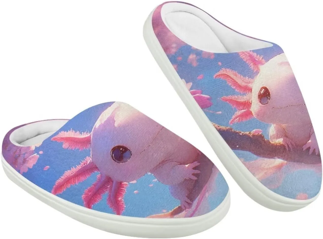Animal Children's Slippers Boys Girls Cute House Shoes Soft Plush Warm Slippers Winter Non Slip Indoor Fuzzy Slippers Size 9-15