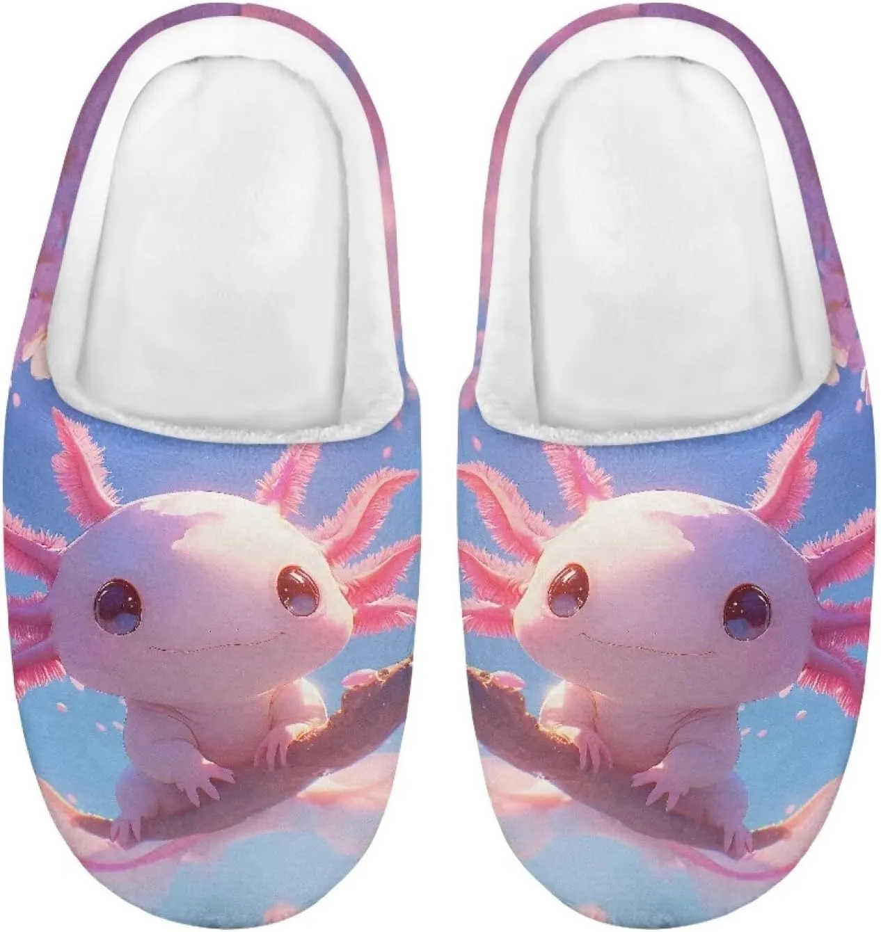 Animal Children's Slippers Boys Girls Cute House Shoes Soft Plush Warm Slippers Winter Non Slip Indoor Fuzzy Slippers Size 9-15